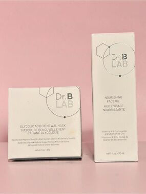 Dr. B Lab Skincare Bundle Glycolic Mask & Nourishing Face Oil